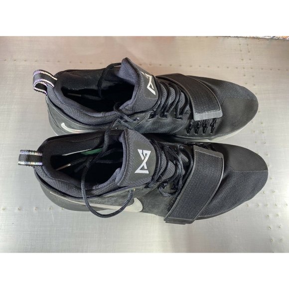 NIKE PAUL GEORGE PG 1 TS PROTOTYPE PRE-HEAT SHINING BLACK NASA 911082-099 16 - Picture 10 of 10